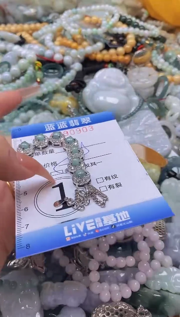 翡翠未镶嵌颈饰闪购0290903多样性发其一