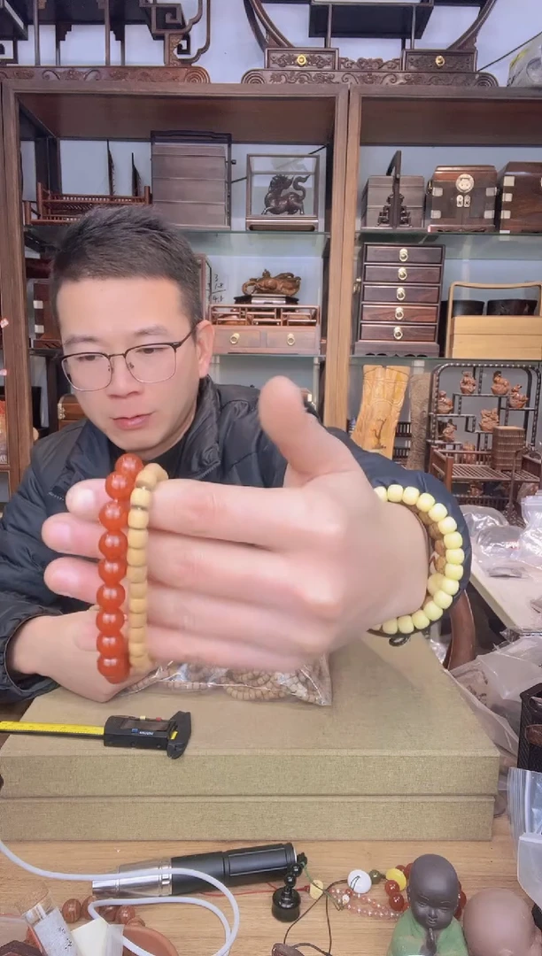 【闪购商品】乌木类书架062老山檀6*7单圈+玛1.0单圈
