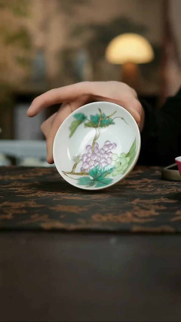 景德镇陶瓷杯碗柴烧多人