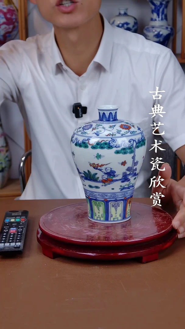 瓶景德镇手工手绘陶瓷摆件19