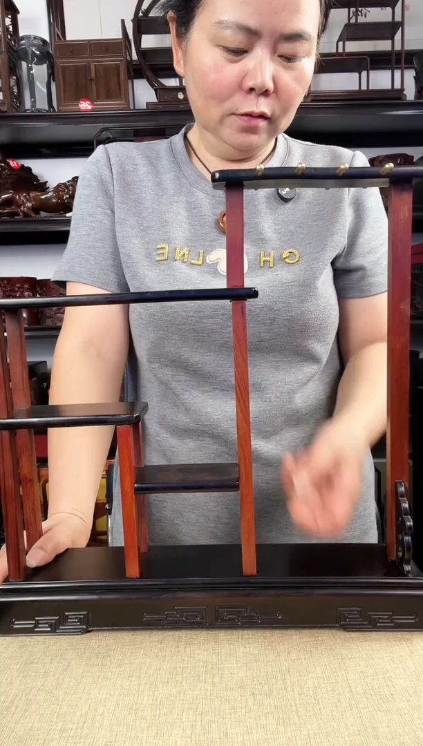 木瑕疵笔架老李红木工艺品