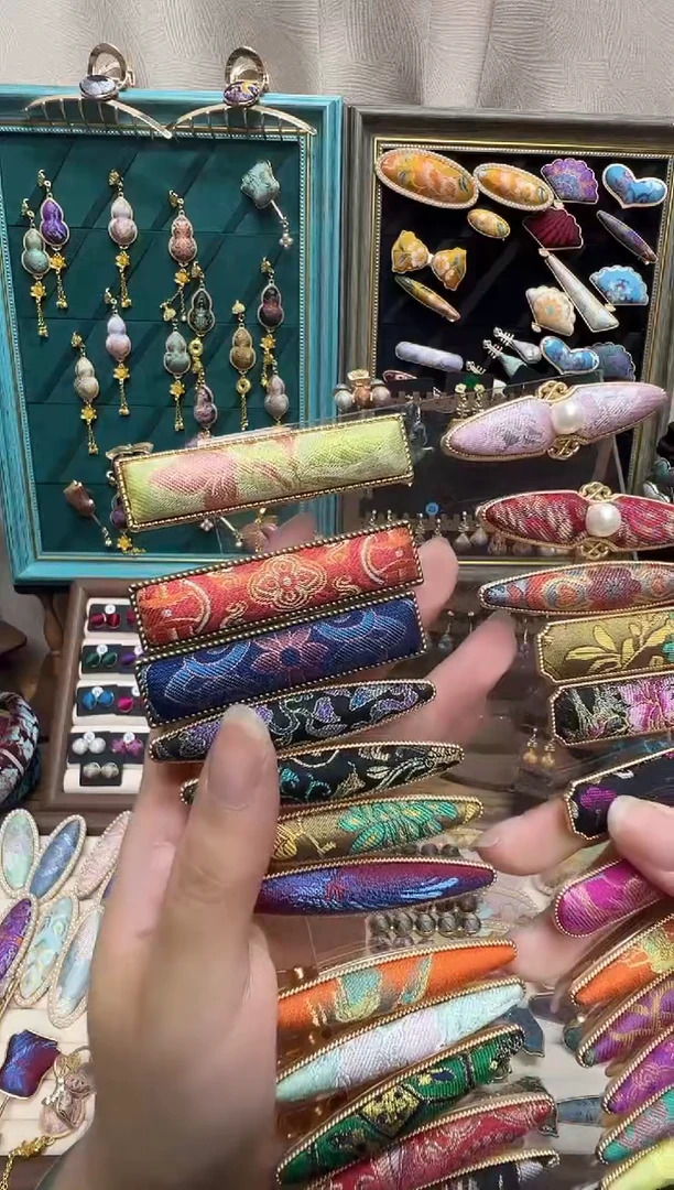 【孤品车6.11】钱小萍春之舞方条鸭嘴夹