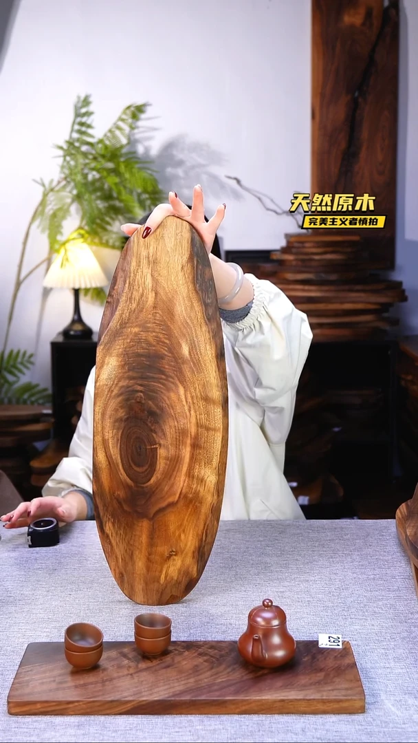 木北美黑胡桃原木.干裂疤结不属于商品质量问题完美主义者慎拍