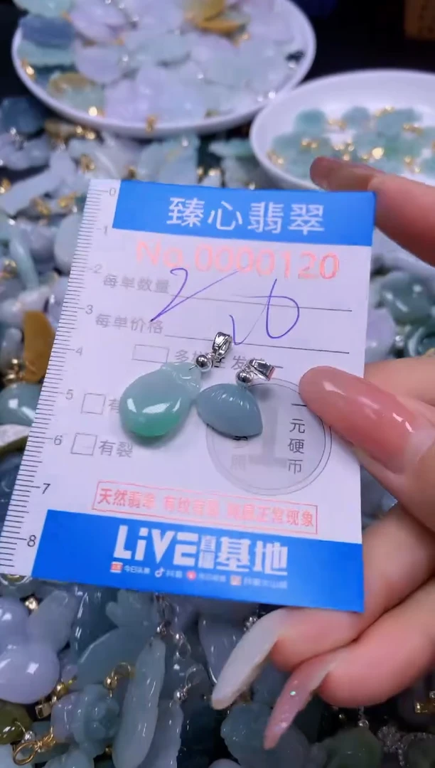 翡翠未镶嵌吊坠(不含链)120