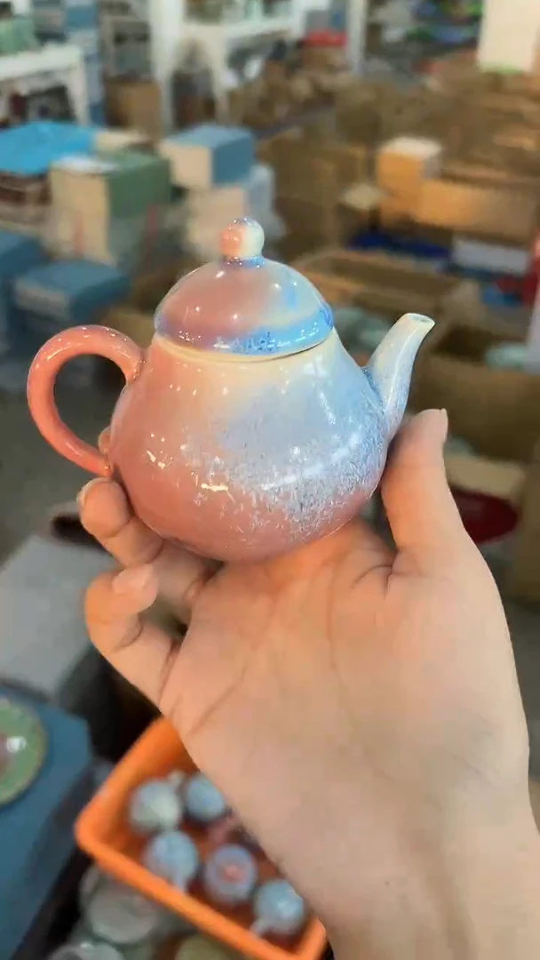 龙泉云间青瓷小米茶器