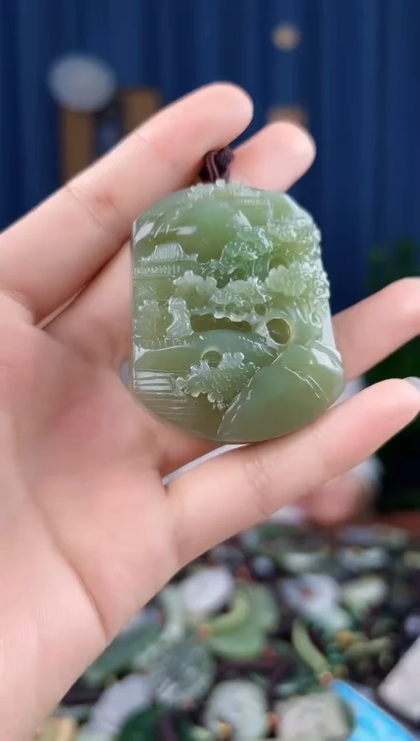 未镶嵌和田玉挂件拍一发一，多样性发货