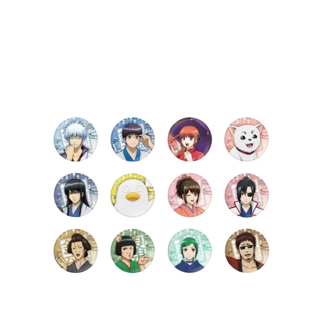 现货【日谷】银魂BNP场贩吧唧盲盒（直播代拆）