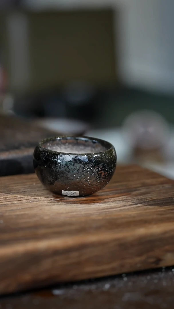 浪鬼柴烧无相系列创****姚杯 微微瑕