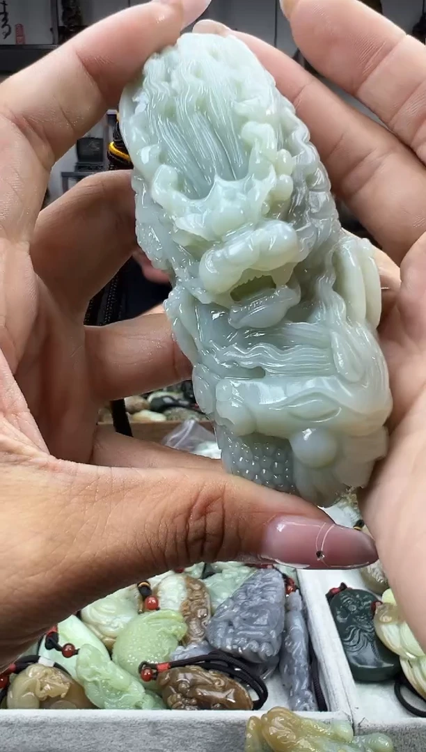 和田玉未镶嵌把件1