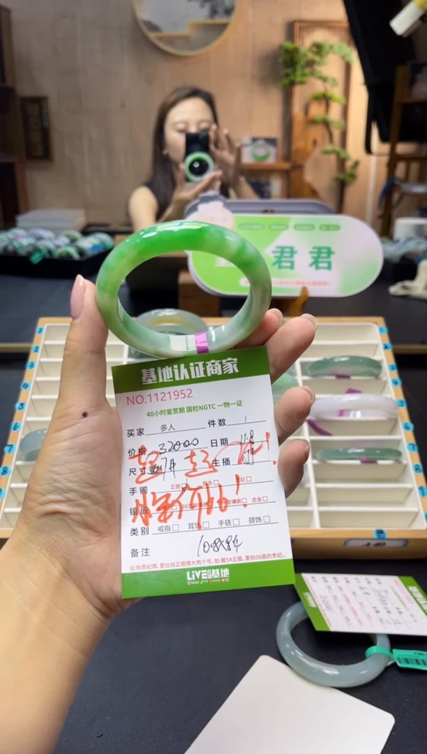 未镶嵌手镯翡翠多人