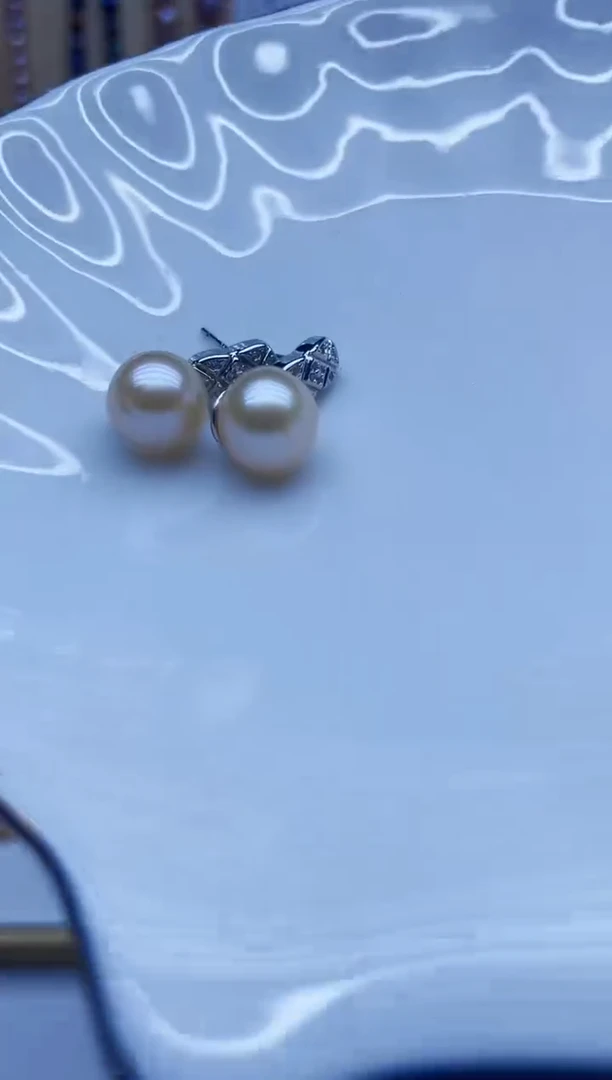 未镶嵌耳饰淡水珍珠耳钉