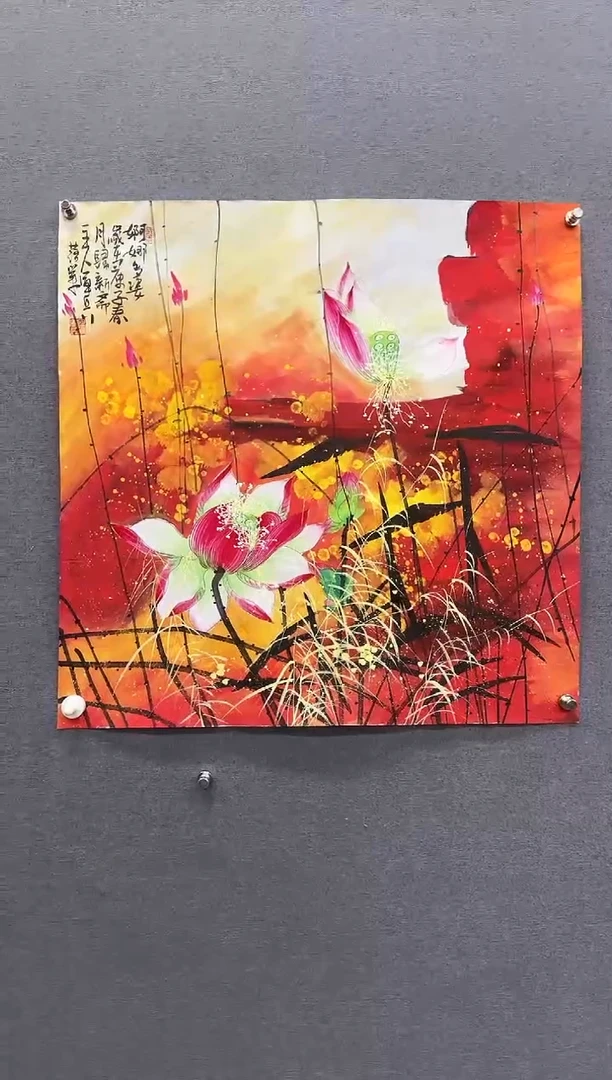 国画归军兵-国画花鸟4平尺