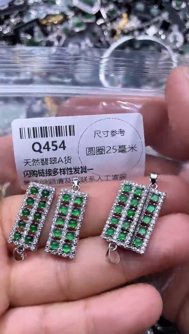 【闪购商品】翡翠颈饰未镶嵌Q454多样性发其一