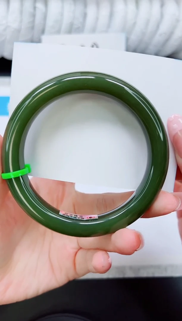 和田玉手镯未镶嵌HT119-59/60