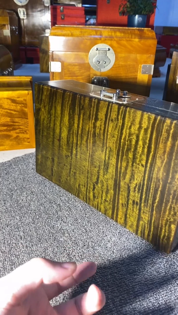 【闪购商品】金丝楠木艺阴沉首饰盒F62