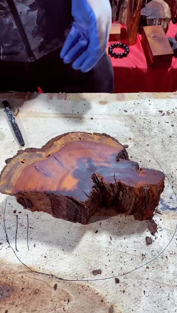 枣木【37】号原木段，尺寸随型