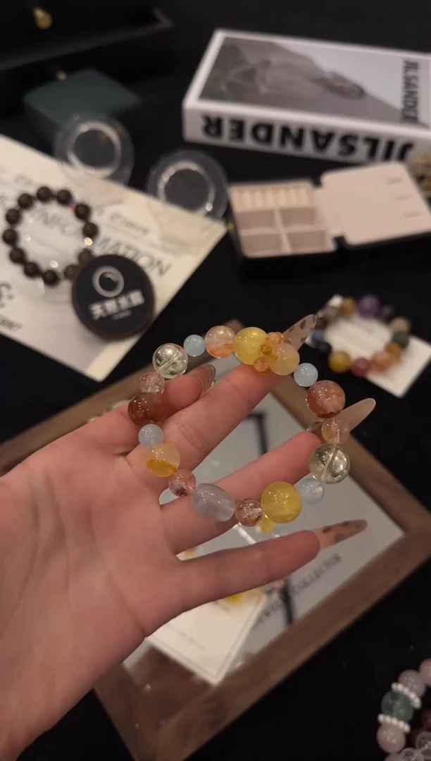 未镶嵌手链水晶大鱼海棠x2947