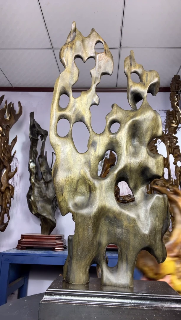 金丝楠木雕款赤****械金丝楠木工艺品摆件