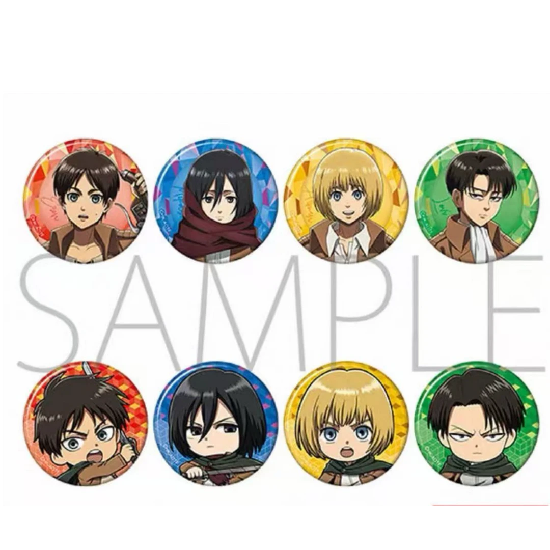 （拆包）进击的巨人 调查兵团变小了吧唧色纸立牌合集（代拆）