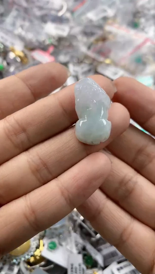 银S925镶嵌戒指翡翠555----1