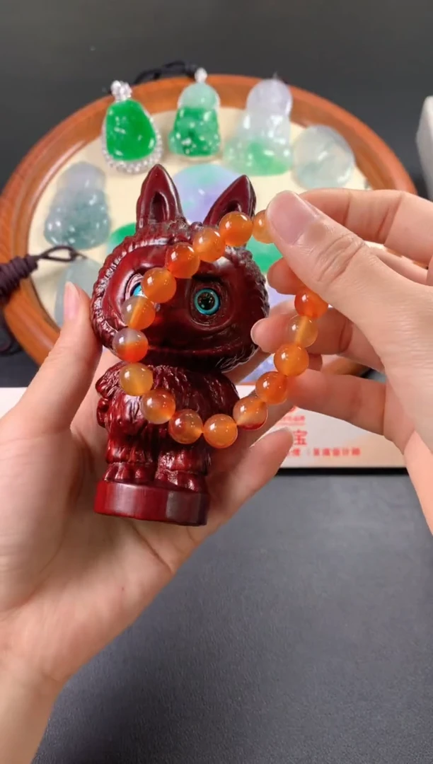 玛瑙/玉髓手串未镶嵌多样性发