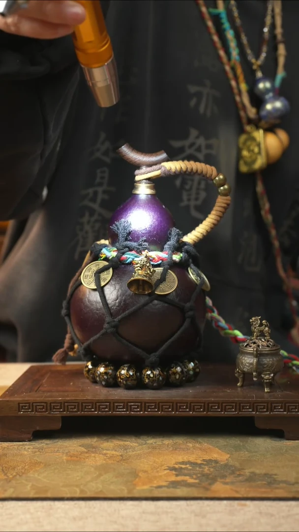 184大漆一物一拍记葫堂出品【不带手串】