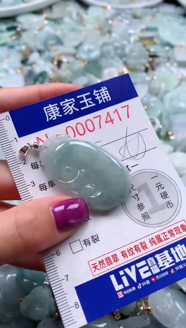 颈饰未镶嵌翡翠7417