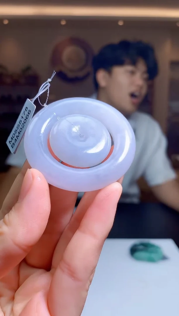 定制翡翠未镶嵌1087hm-毛货挂件15