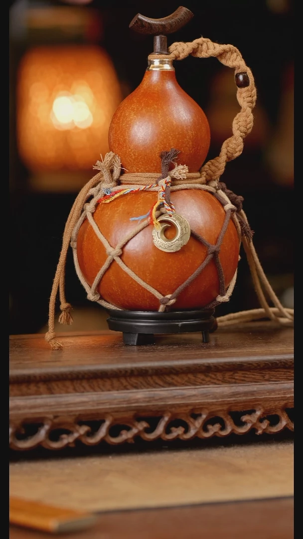 203号精品天然大漆酒葫芦一物一拍~