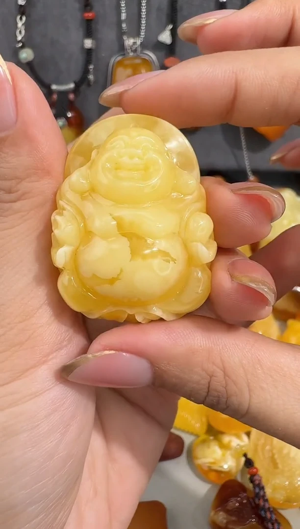 未镶嵌琥珀裸石ঞ****⁸琥珀