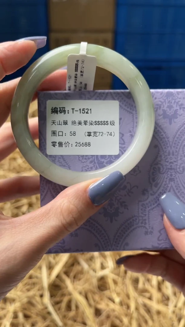 未镶嵌手镯石英质玉T1521