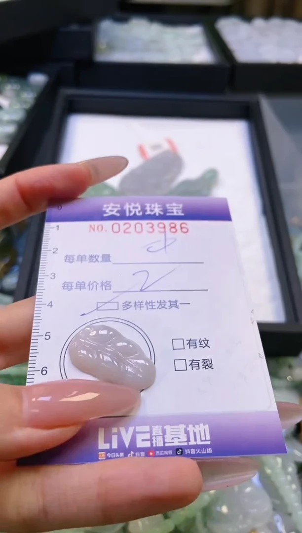 翡翠挂件未镶嵌闪购0203986多样性发其一