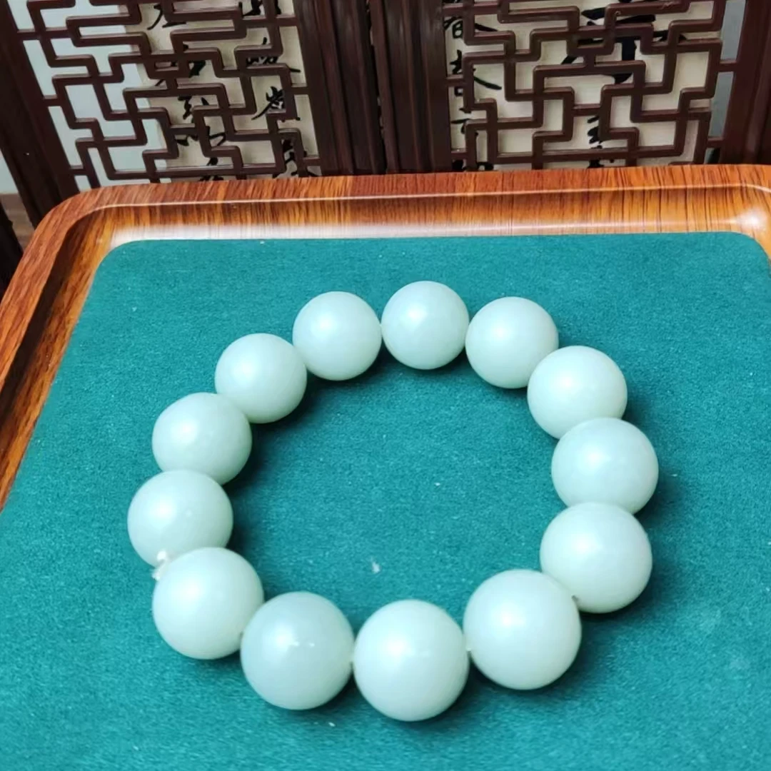 和田玉-----圆珠手串0718