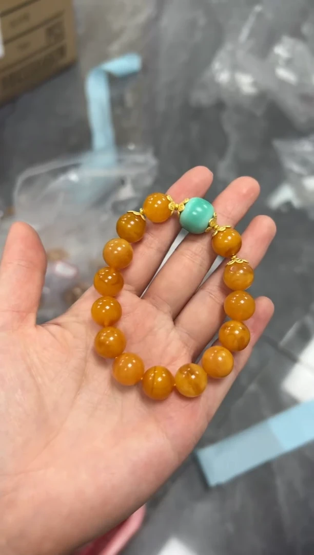 未镶嵌蜜蜡手链蜜蜡手串[多样发其一]