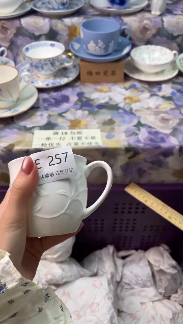 瓷片叶*瓷片瓷片           E 257