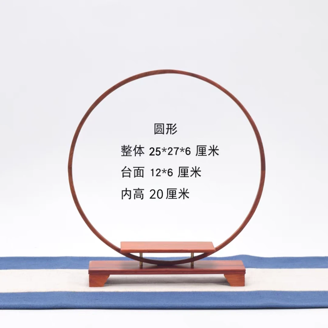 红色圆月蝈蝈笼摆架桌面台摆挂蝈蝈笼