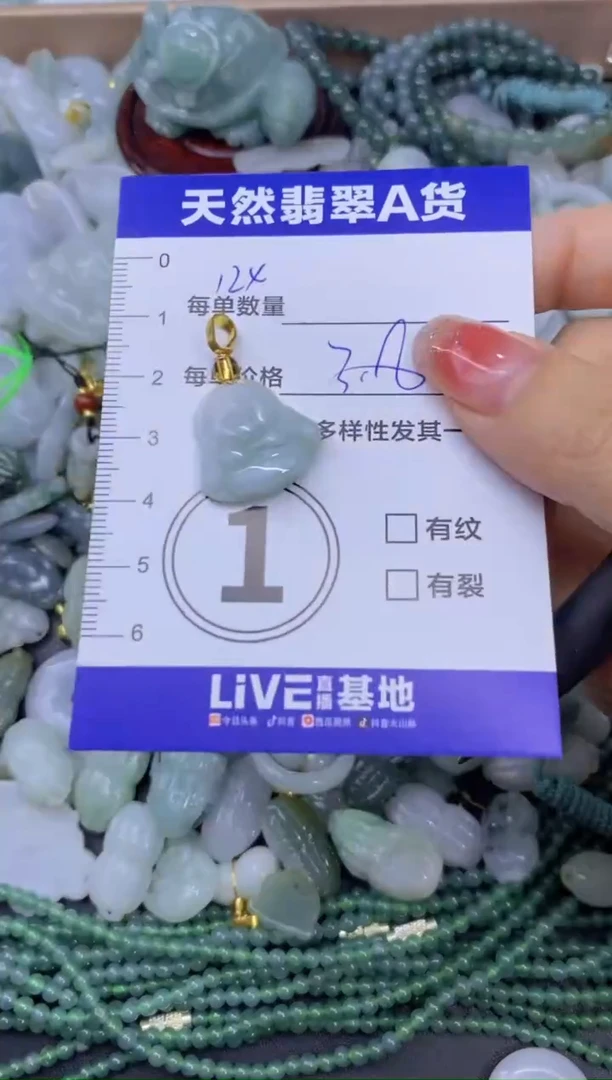 颈饰未镶嵌翡翠天然翡翠A货批量多样性发一件