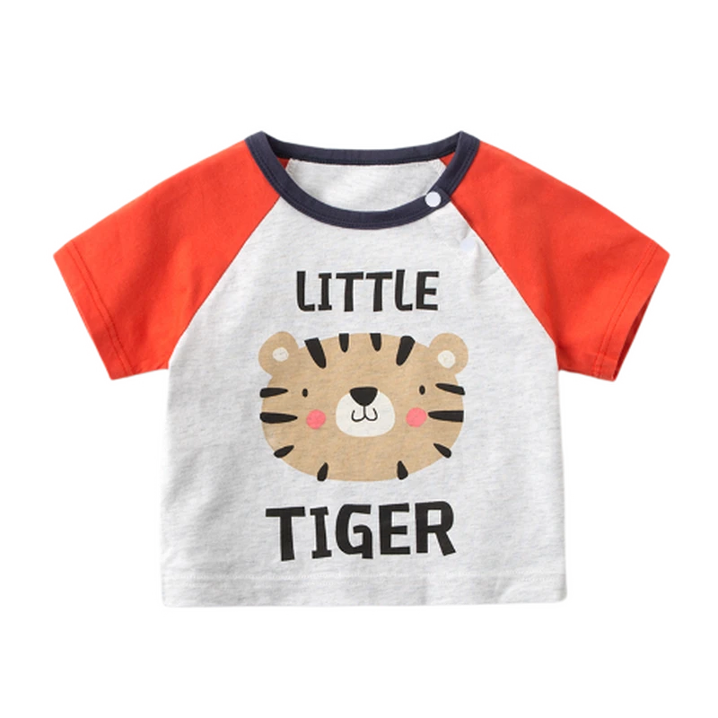 【嘟嘟家】【现货】婴儿短袖T恤衣服女童男童夏季BGG119BDT033