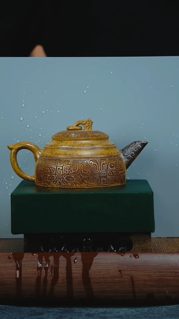 茶壶紫砂黄段泥 高温烧260c'c