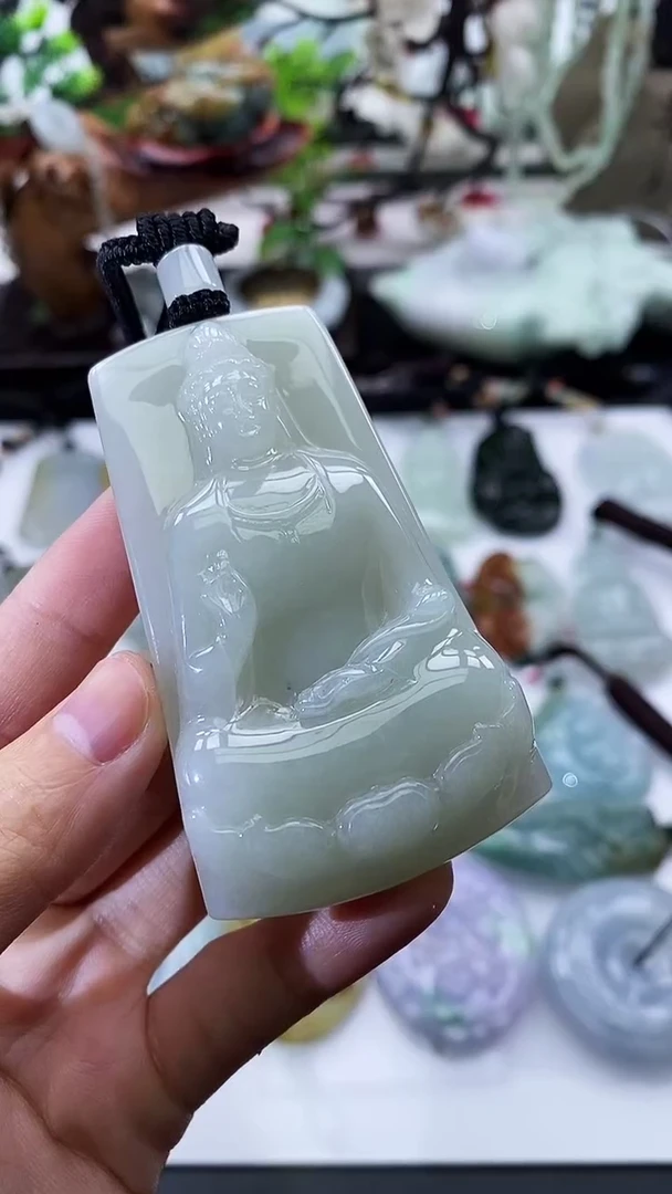 颈饰未镶嵌翡翠天然缅甸A货翡翠