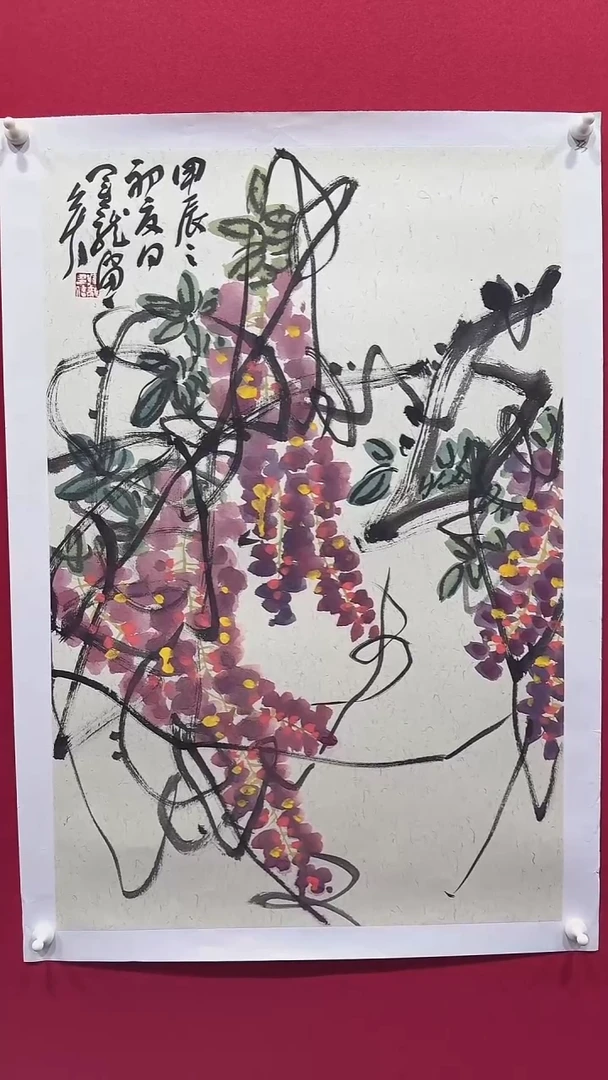 国画刘运龙46*68.......