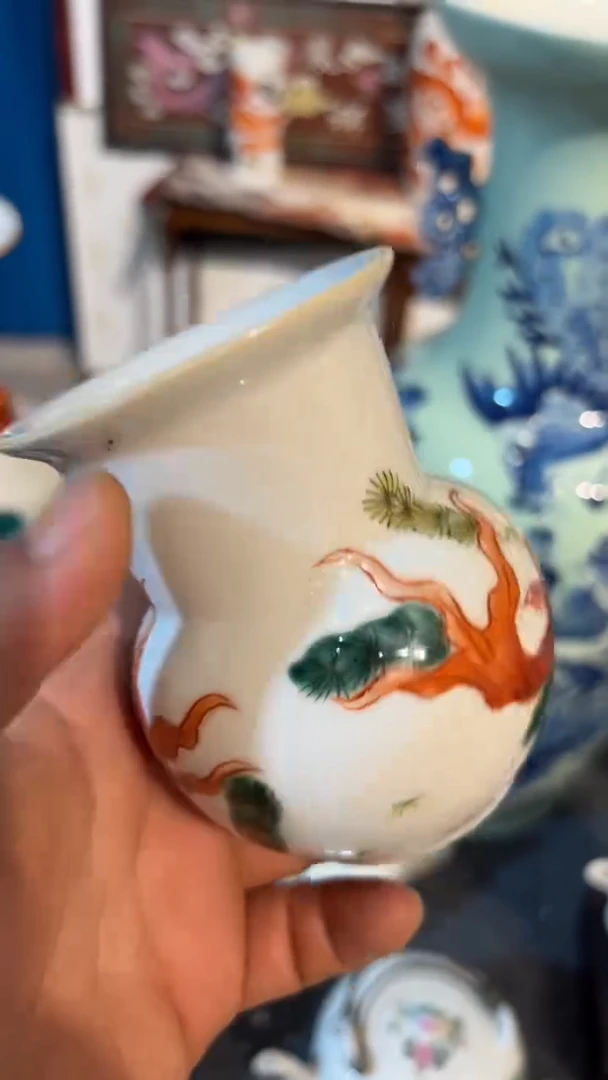 摆件瓷摆件瓷摆件金鱼扎斗