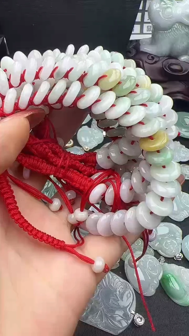未镶嵌手串翡翠成人平安扣手串多样性发货