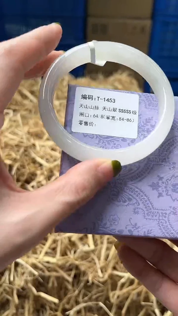 未镶嵌手镯石英质玉T1453