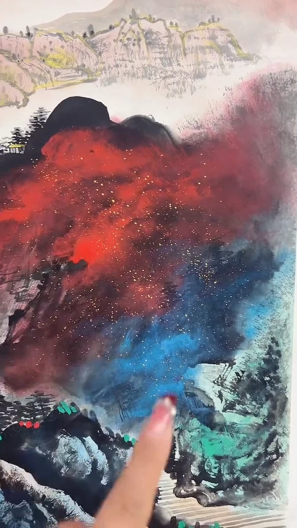 国画杨金光/山水/国画/宣纸