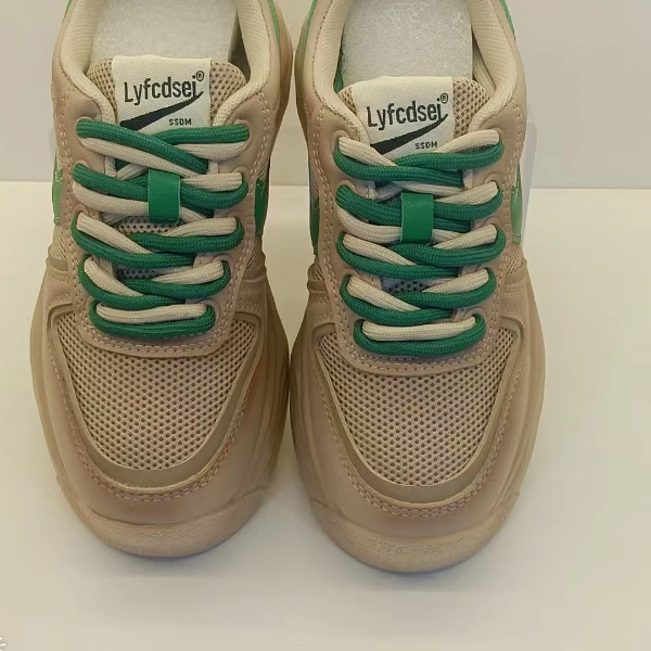 休闲老爹鞋女2025新品夏季增高运动鞋透气百搭爆款休闲鞋10021