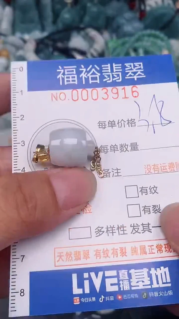 翡翠未镶嵌颈饰...0003916