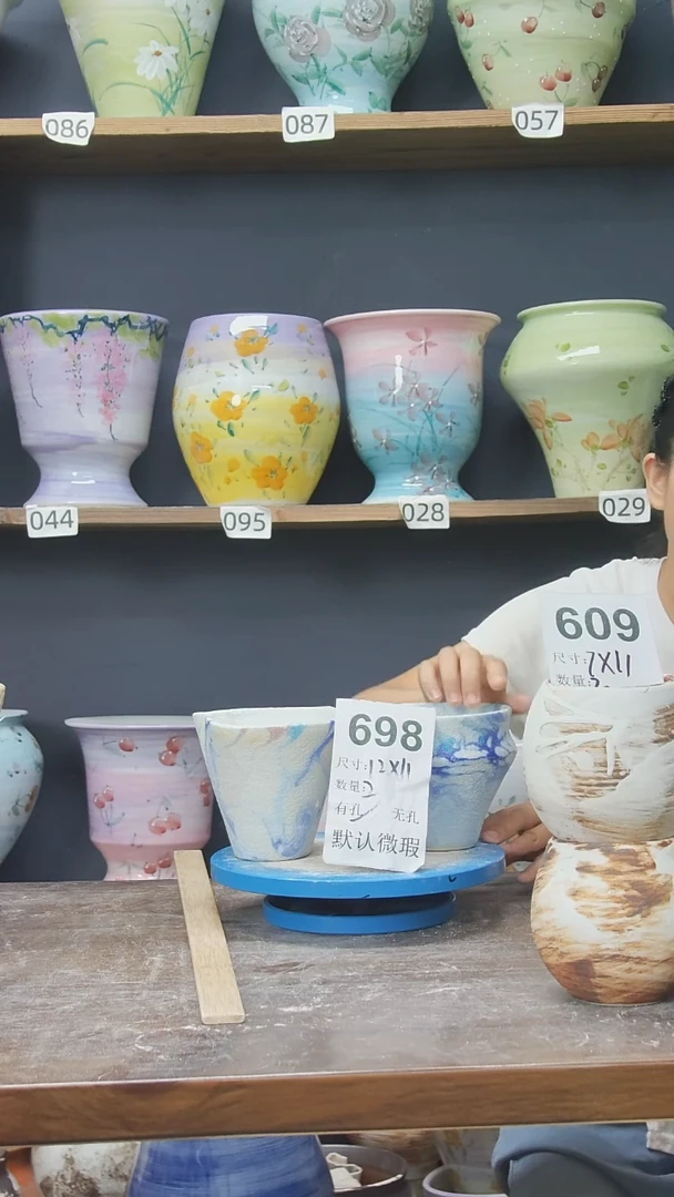 摆件景德镇花盆默认微瑕698