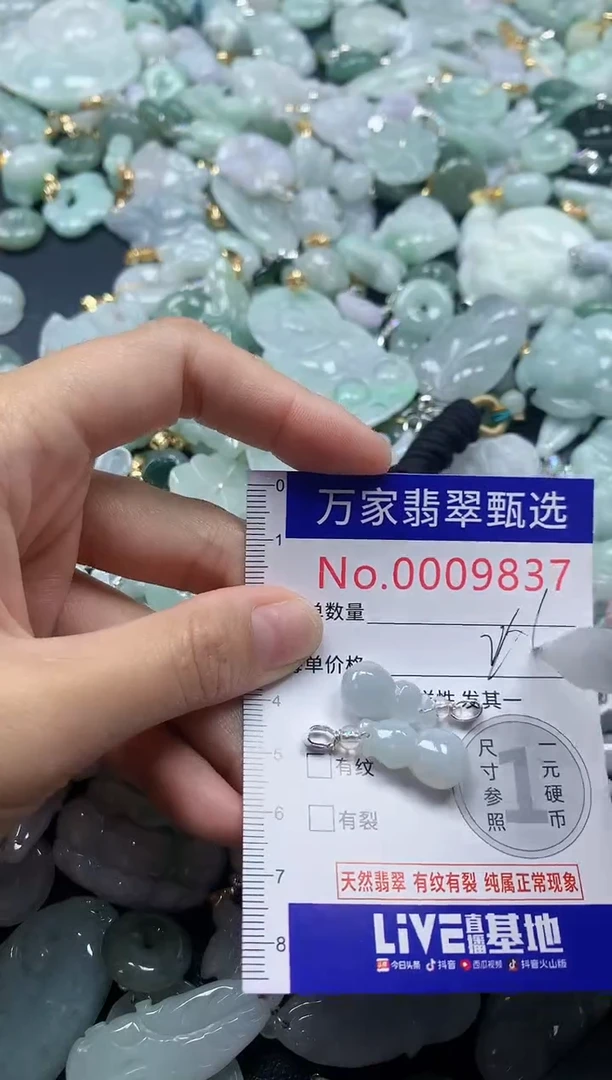 吊坠(不含链)未镶嵌翡翠9837