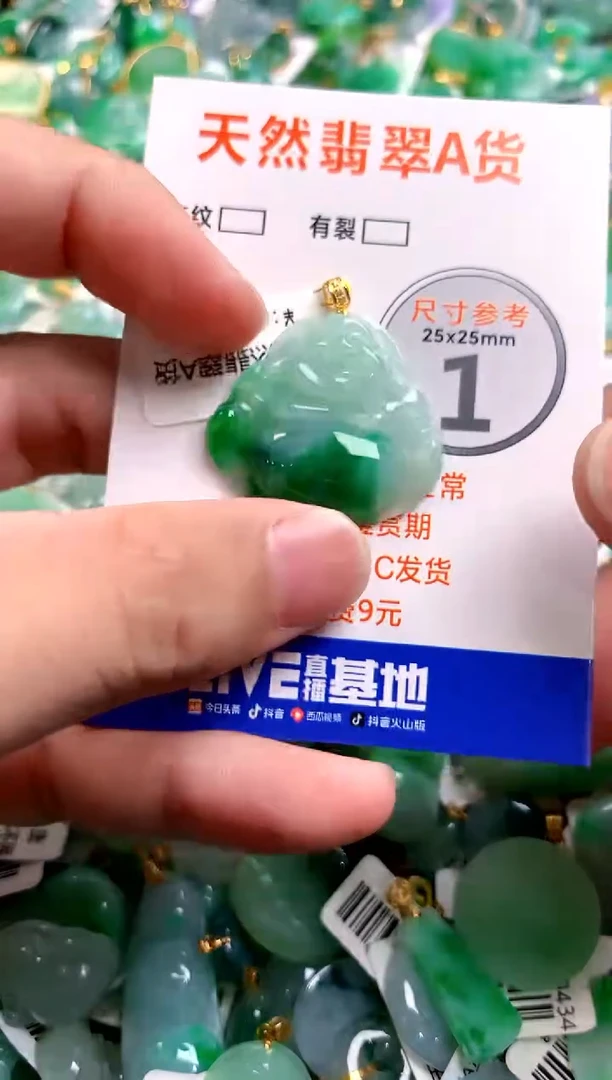 颈饰18K金镶嵌翡翠0264886719